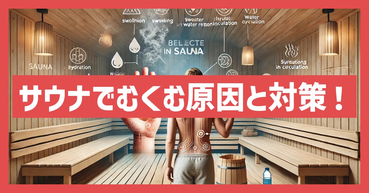 サウナで逆にむくむ？サウナでむくむ原因と対策を徹底解説！